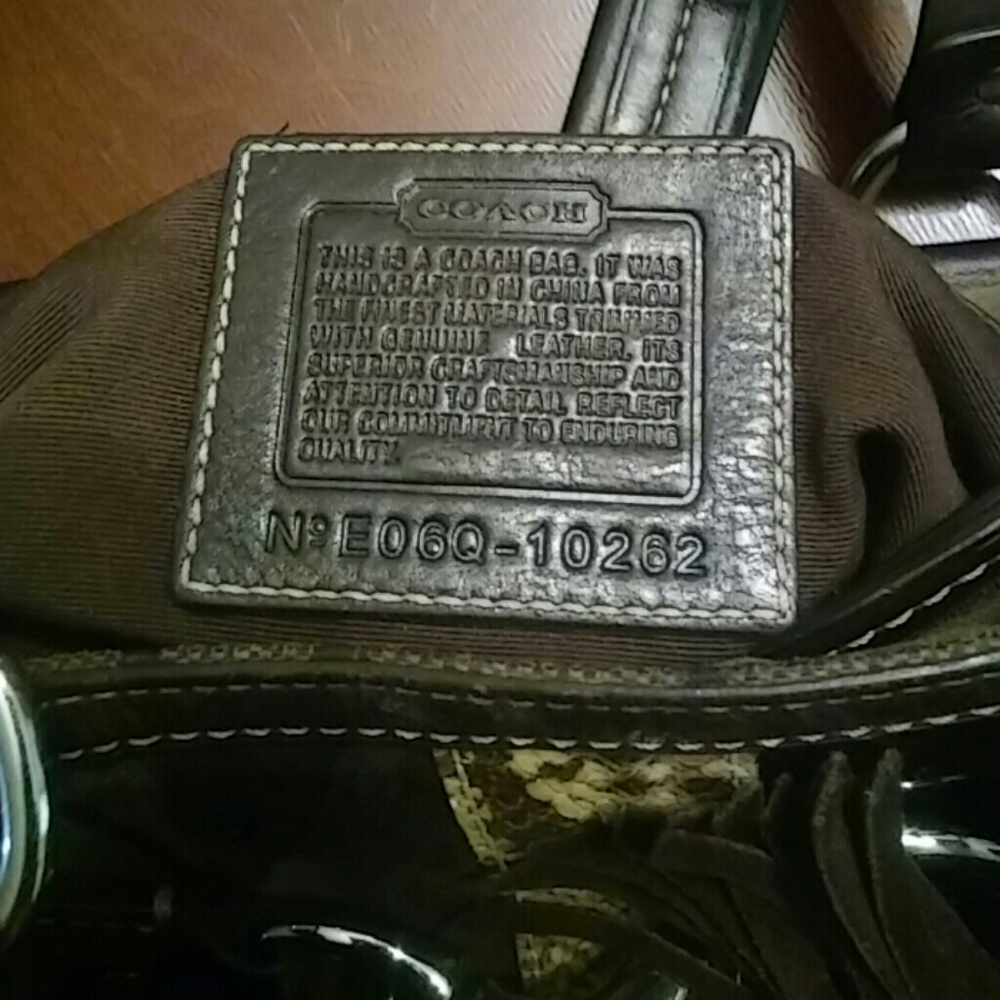 Authentic Coach Python Purse - Picture 4 of 6